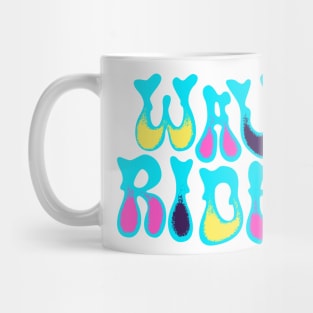 Colorful Wave Rider Surfer Vibes! Mug